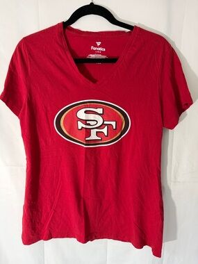 Fanatics Red SF 49ers Logo tshirt